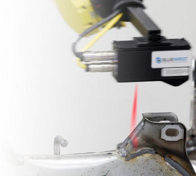 Bluewrist Inline Automated Inspection of a fabricated part